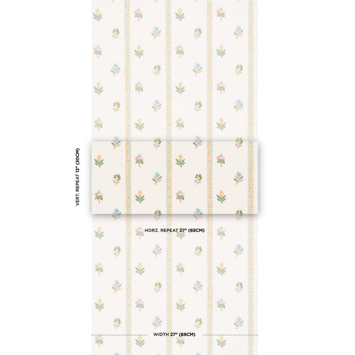 Schumacher Les Fleurs Exotiques Citron Wallpaper 5015661