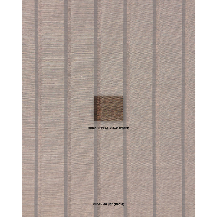 Schumacher Axel Fringe Wallcovering Brown/Copper Wallpaper 5015711