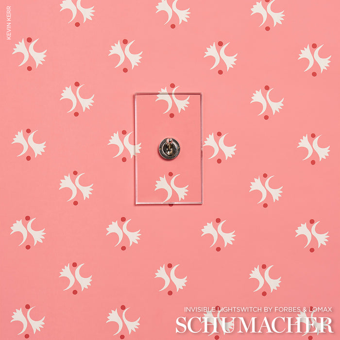 Schumacher Lavigne Rouge Wallpaper 5015730