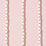 Schumacher Rousseau Stripe Cocoa & Blush Wallpaper 5015741