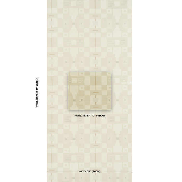 Schumacher Periscope Sisal Neutral Wallpaper 5015770