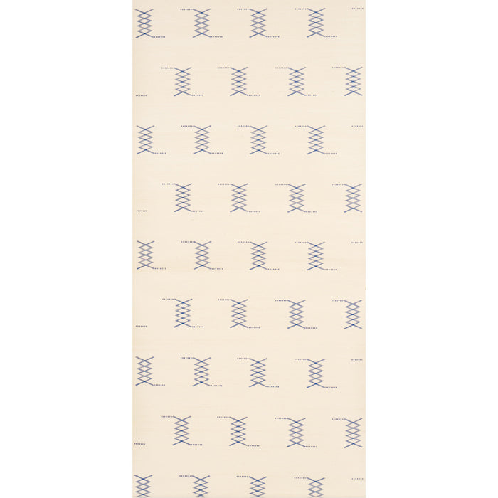 Schumacher Mesa Ink On Ivory Wallpaper 5015781