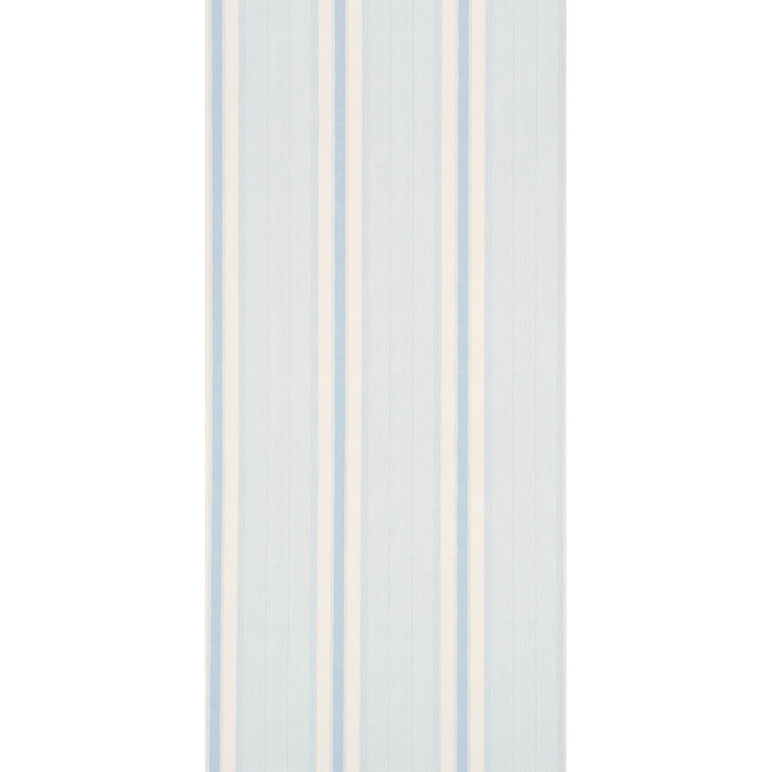 Schumacher Ipala Stripe Vinyl Sky Wallpaper 5015800