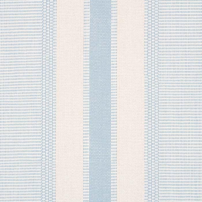 Schumacher Ipala Stripe Vinyl Sky Wallpaper 5015800