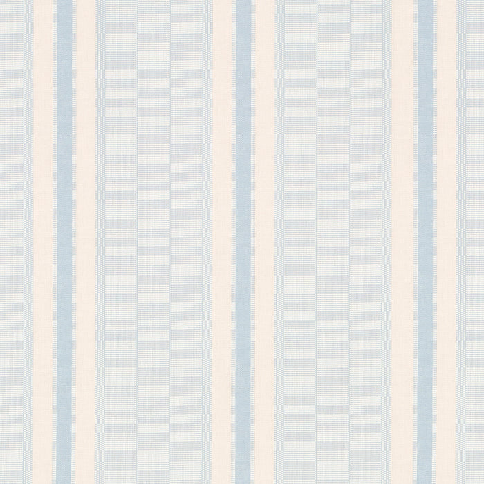 Schumacher Ipala Stripe Vinyl Sky Wallpaper 5015800