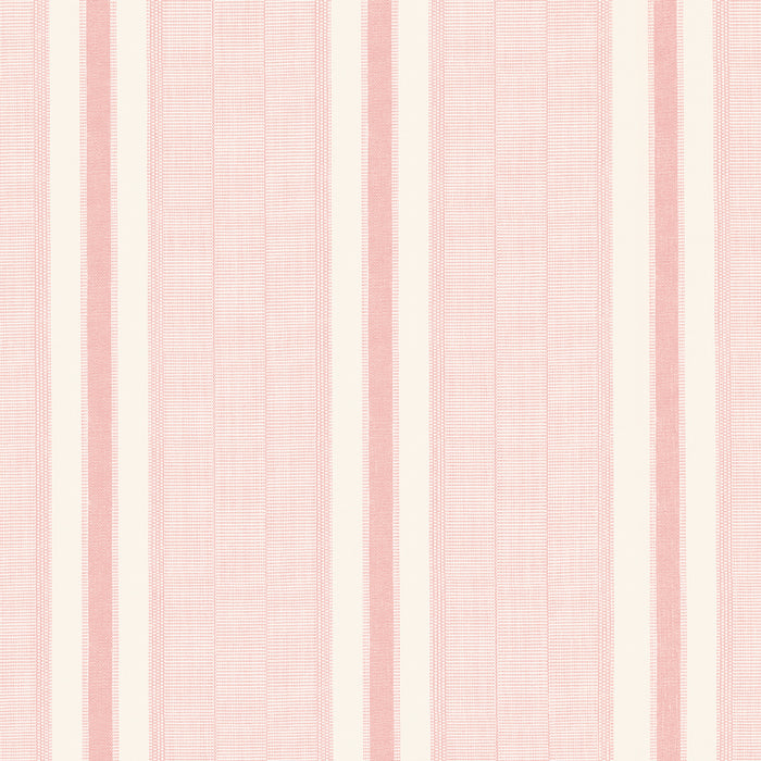 Schumacher Ipala Stripe Vinyl Blush Wallpaper 5015803