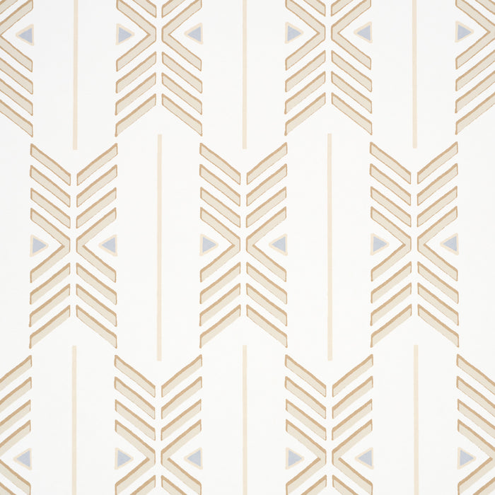 Schumacher Quiver Sesame Wallpaper 5015810