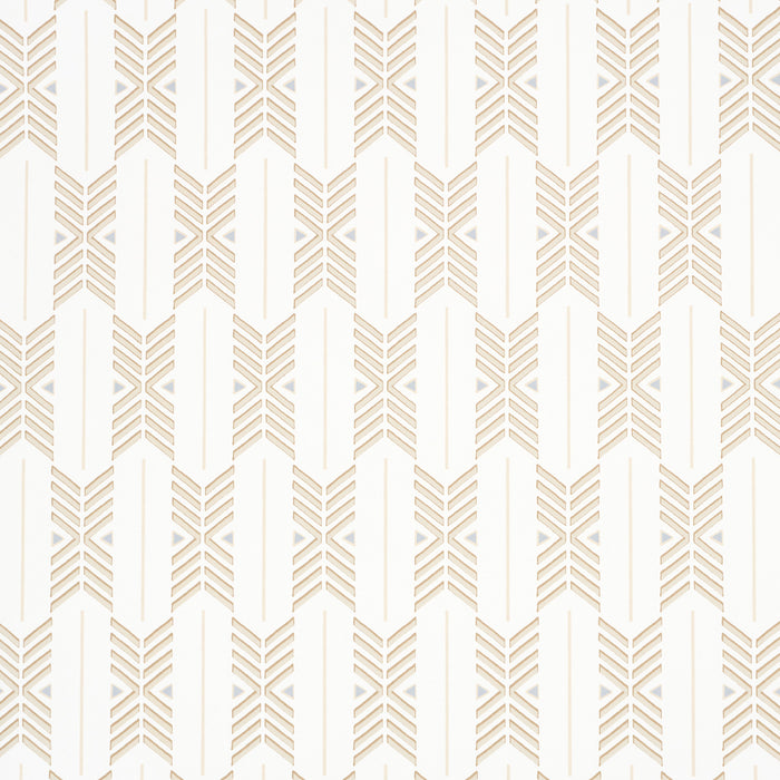 Schumacher Quiver Sesame Wallpaper 5015810