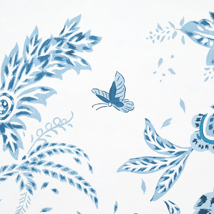 Schumacher Chinoiserie Grande Panel Set Indigo Wallpaper 5015820