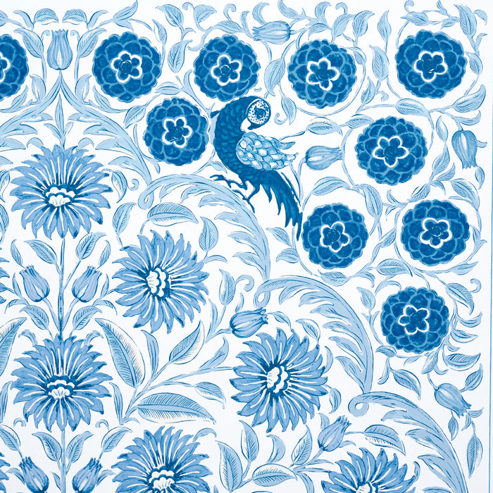 Schumacher Montecito Panel Set Indigo Wallpaper 5015830