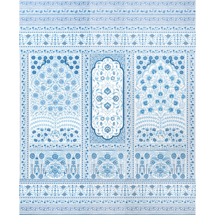 Schumacher Montecito Panel Set Indigo Wallpaper 5015830