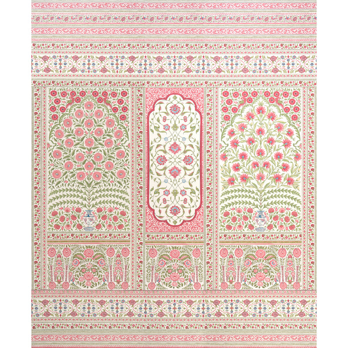 Schumacher Montecito Panel Set Red Wallpaper 5015831