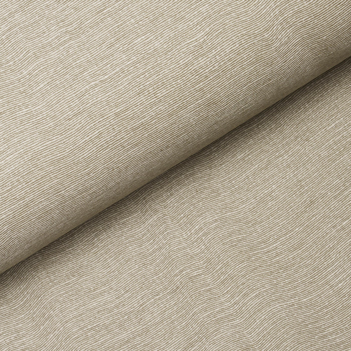 Schumacher Linen Plisse Wallcovering Natural Wallpaper Sample 5015894