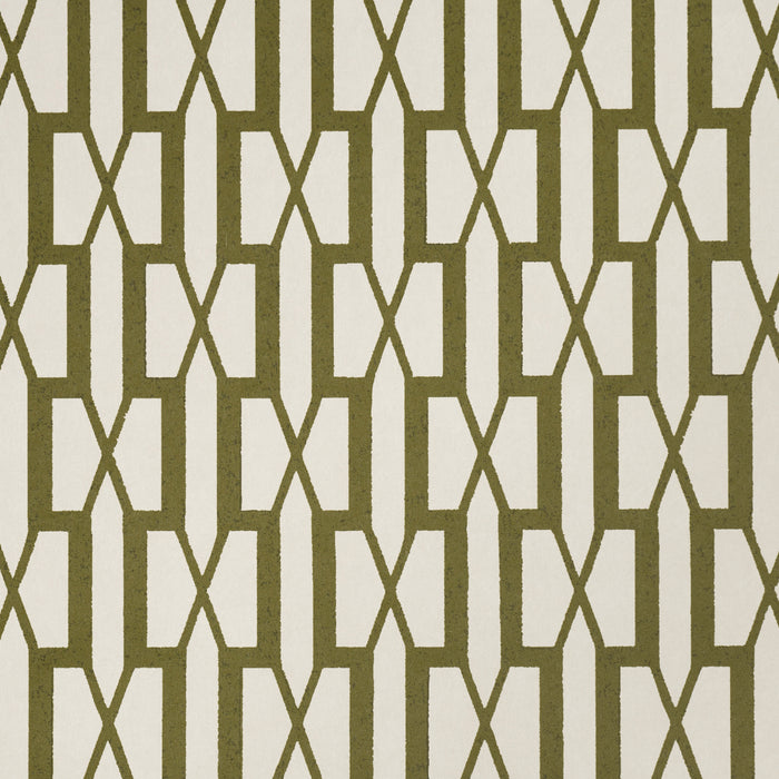 Schumacher Belvedere Olive Wallpaper 5015910