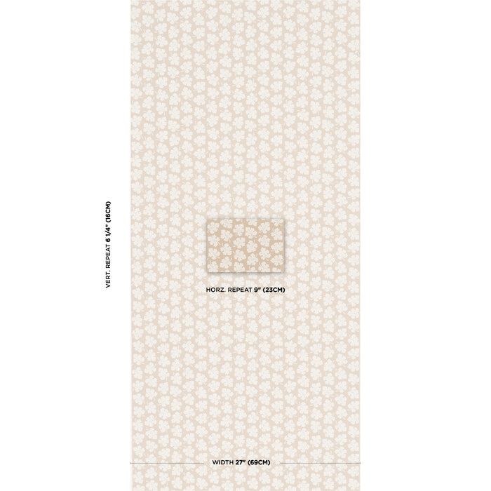 Schumacher Olive Neutral Wallpaper Sample 5015921