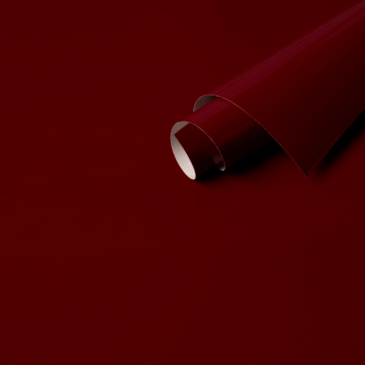 Schumacher Ace Faux Lacquer Performance Vinyl Maroon Wallpaper 5015940