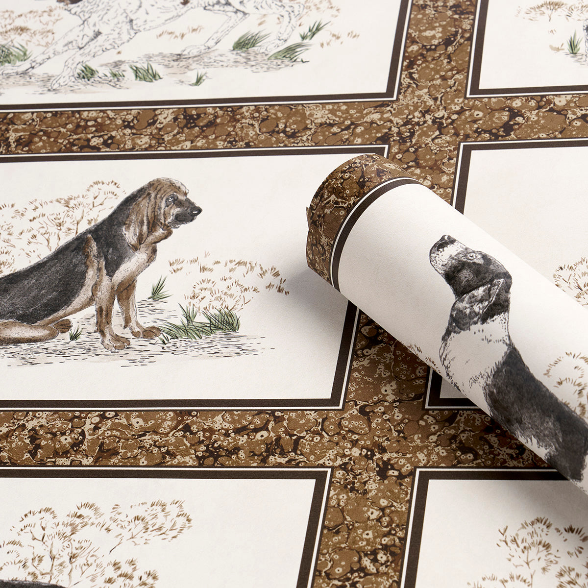 Schumacher Chaser’s Legacy Bark Wallpaper 5016081