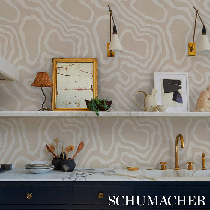 Schumacher Mesa Bone Wallpaper 5016101