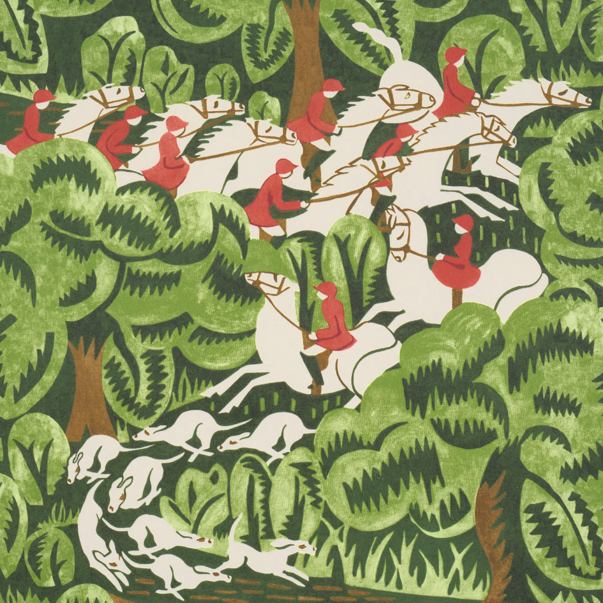 Schumacher Margaret Schloeman's Fox Chase Forest Wallpaper 5016150