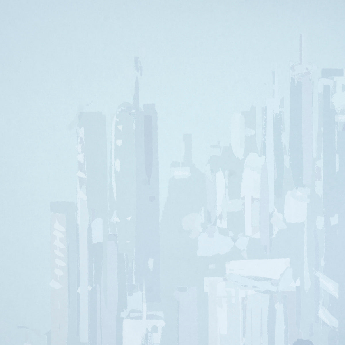 Schumacher Pascal Campion's New York Skyline Blue Wallpaper 5016190