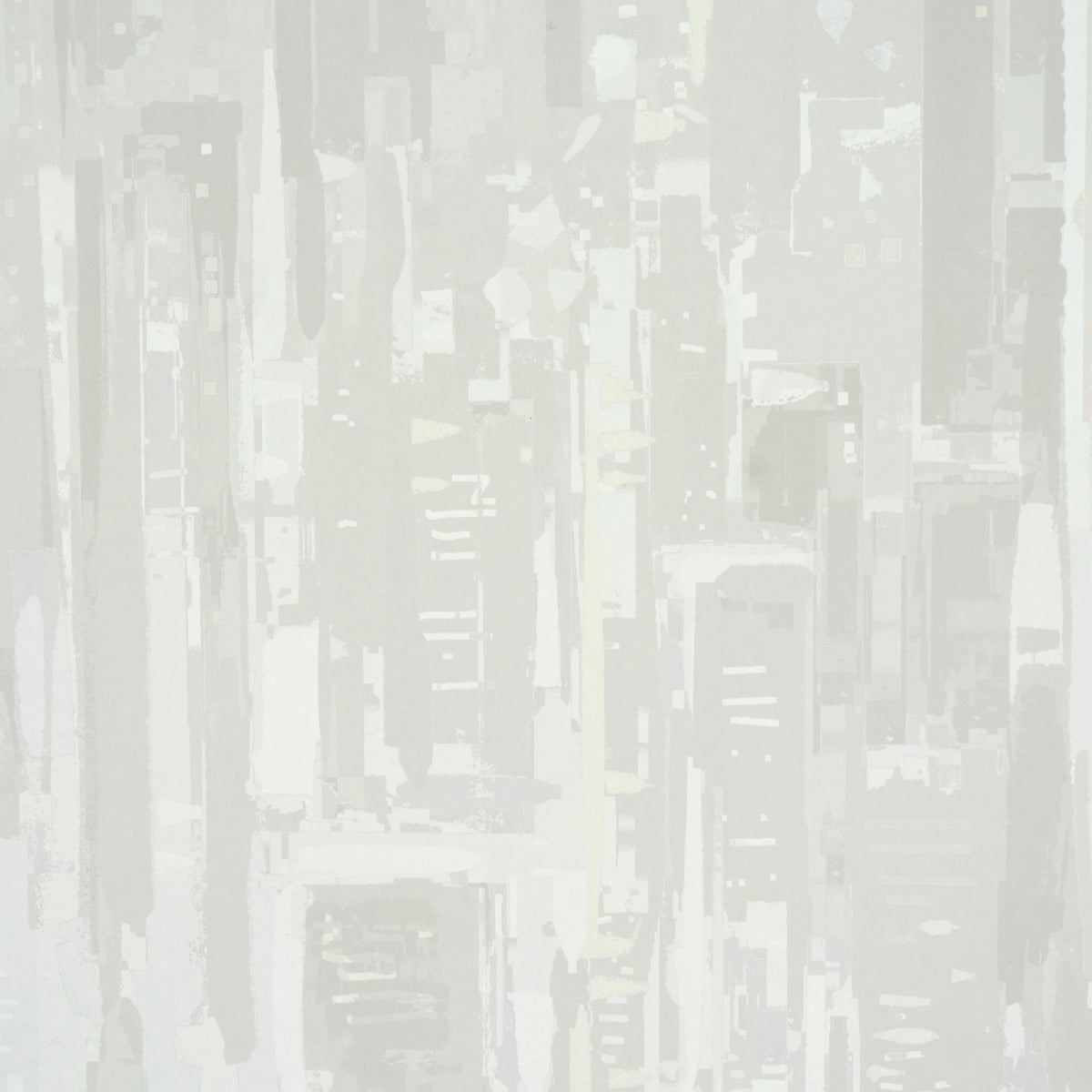 Schumacher Pascal Campion's New York Skyline Soft Gray Wallpaper 5016192