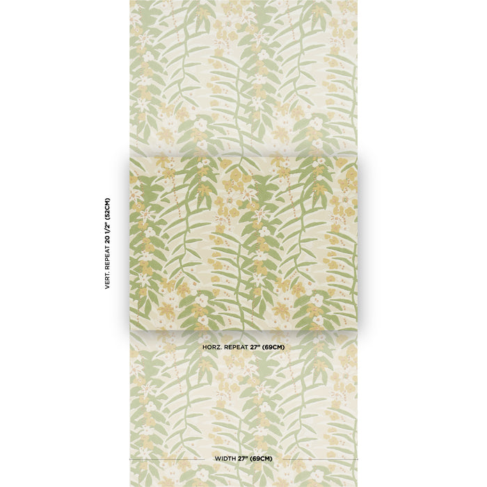 Schumacher Ashbee Botanical Citron Wallpaper 5016251