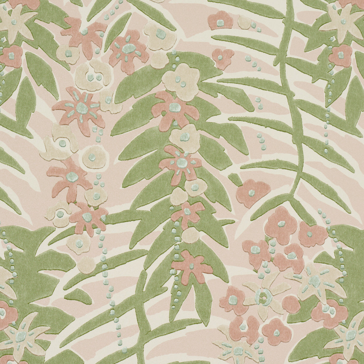 Schumacher Ashbee Botanical Petal Wallpaper 5016252