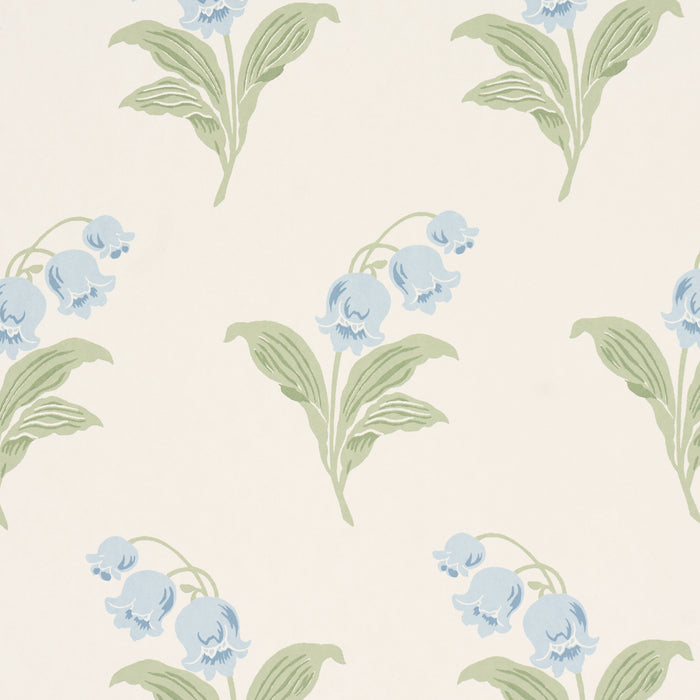 Schumacher Lily Of The Valley Bluebell Wallpaper Sample 5016280