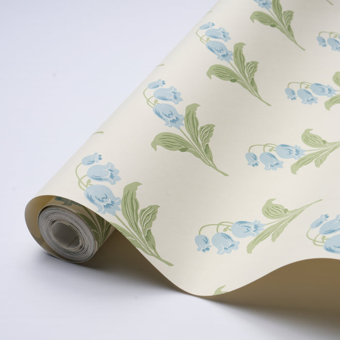 Schumacher Lily Of The Valley Bluebell Wallpaper Sample 5016280