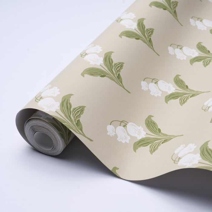 Schumacher Lily Of The Valley Spring Wallpaper Sample 5016281