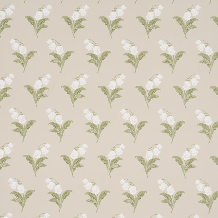 Schumacher Lily Of The Valley Spring Wallpaper Sample 5016281