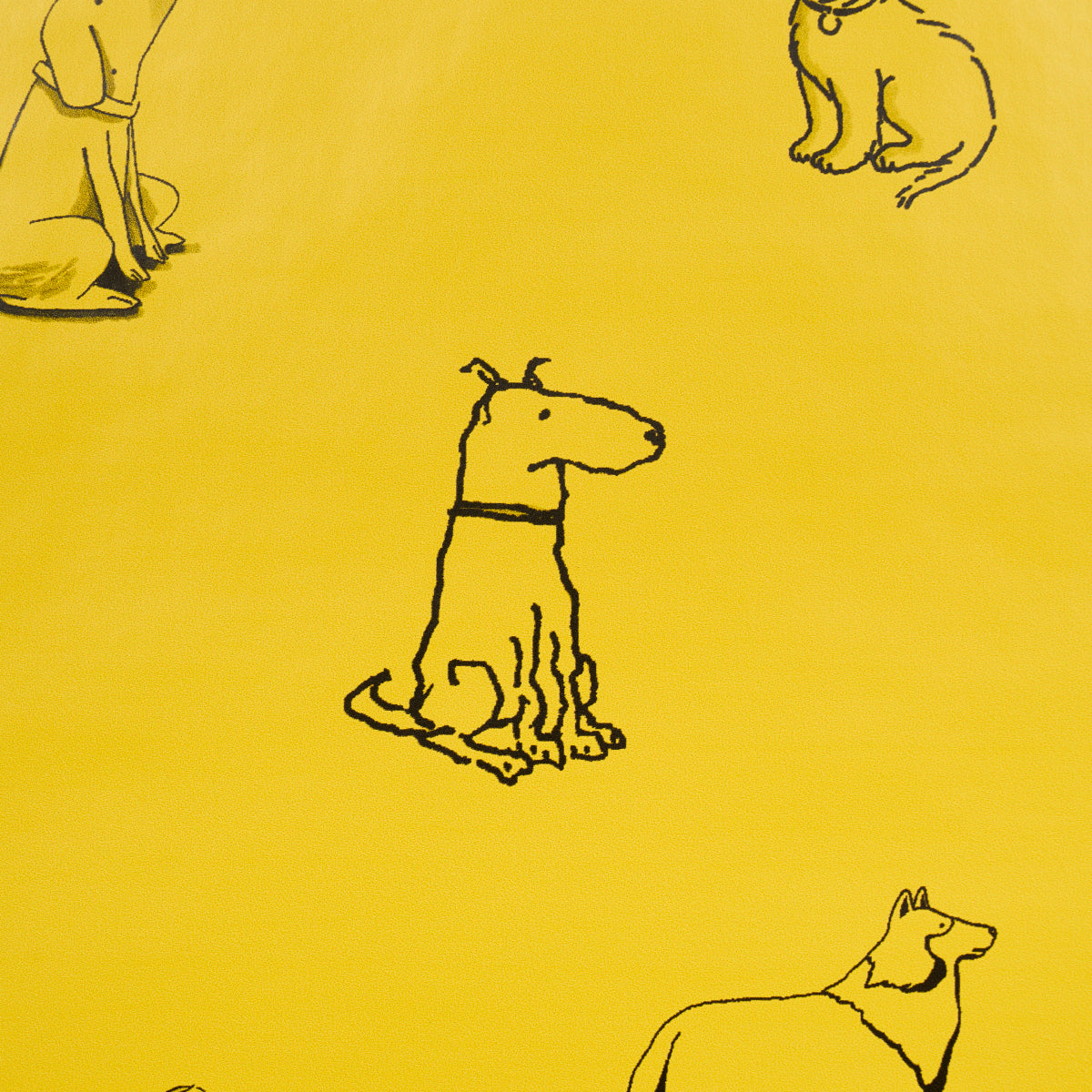 Schumacher Good Dogs Everywhere Taxi-Cab Yellow Wallpaper 5016301