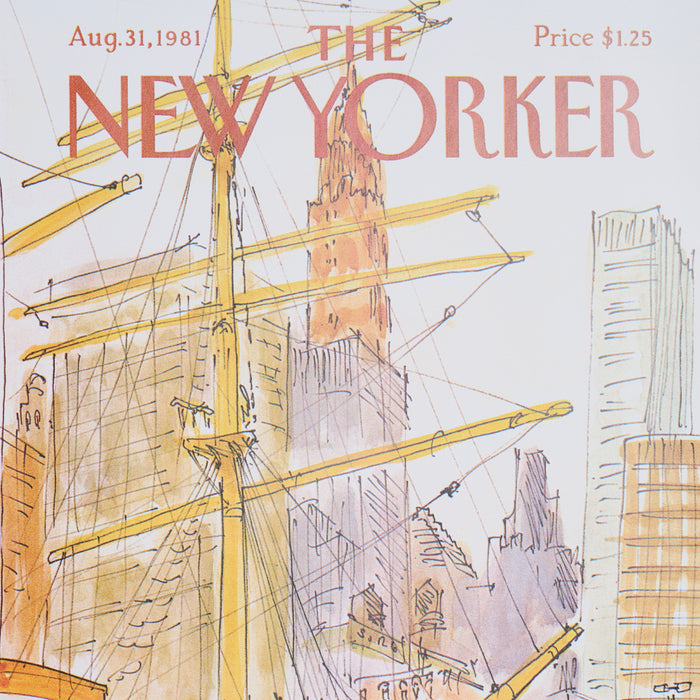 Schumacher The New Yorker City-View Covers Multicolor Wallpaper 5016330