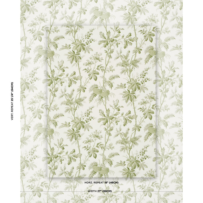 Schumacher Brantwood Vine Leaf Wallpaper 5016350