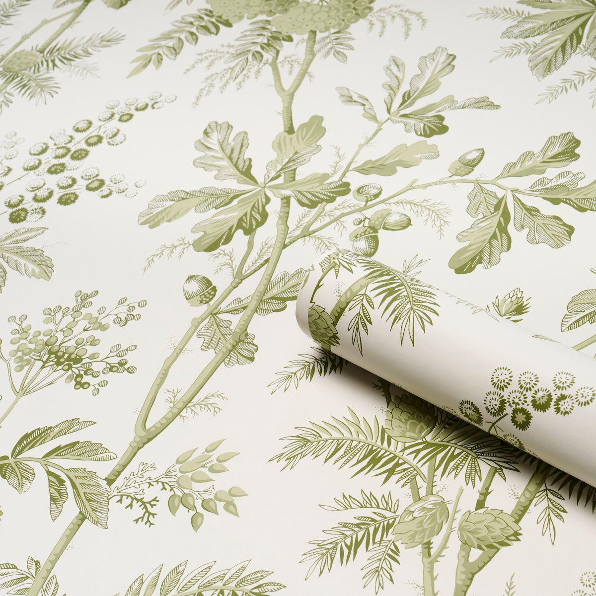 Schumacher Brantwood Vine Leaf Wallpaper 5016350