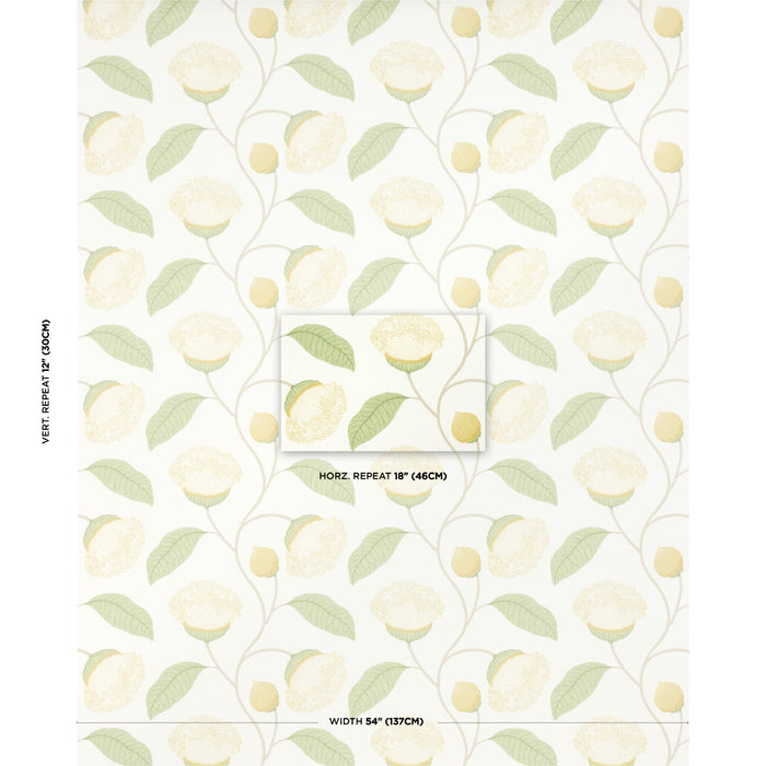 Schumacher Celinda Citrus Wallpaper 5016362