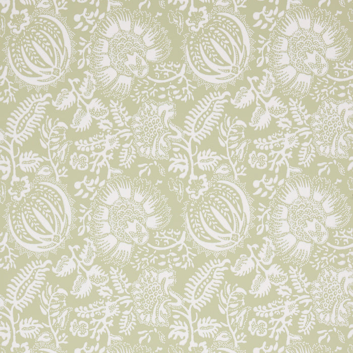 Schumacher Pomegranate Print Moss Wallpaper 5016371