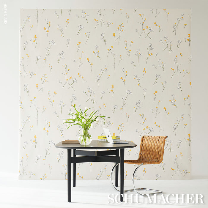 Schumacher Alex'S Floral Daffodil Wallpaper 5016400