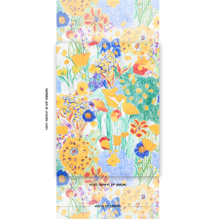 Schumacher Frank'S Garden Primary Wallpaper 5016420