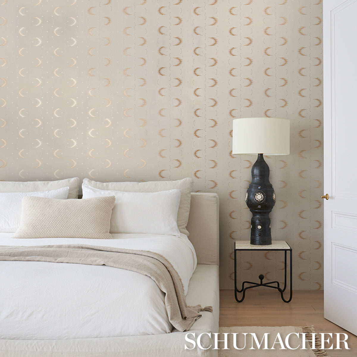 Schumacher Aristelle Bronze Wallpaper 5016471