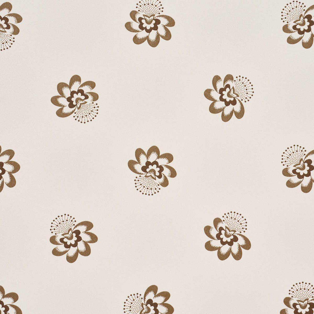 Schumacher Auclair Floral Brown Wallpaper 5016481