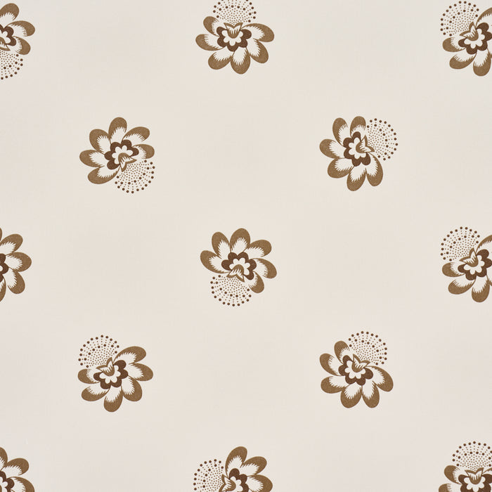 Schumacher Auclair Floral Brown Wallpaper 5016481