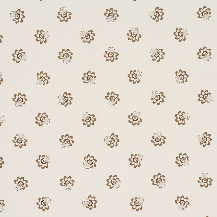 Schumacher Auclair Floral Brown Wallpaper 5016481