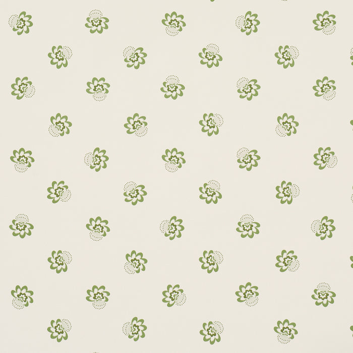 Schumacher Auclair Floral Green Wallpaper 5016482