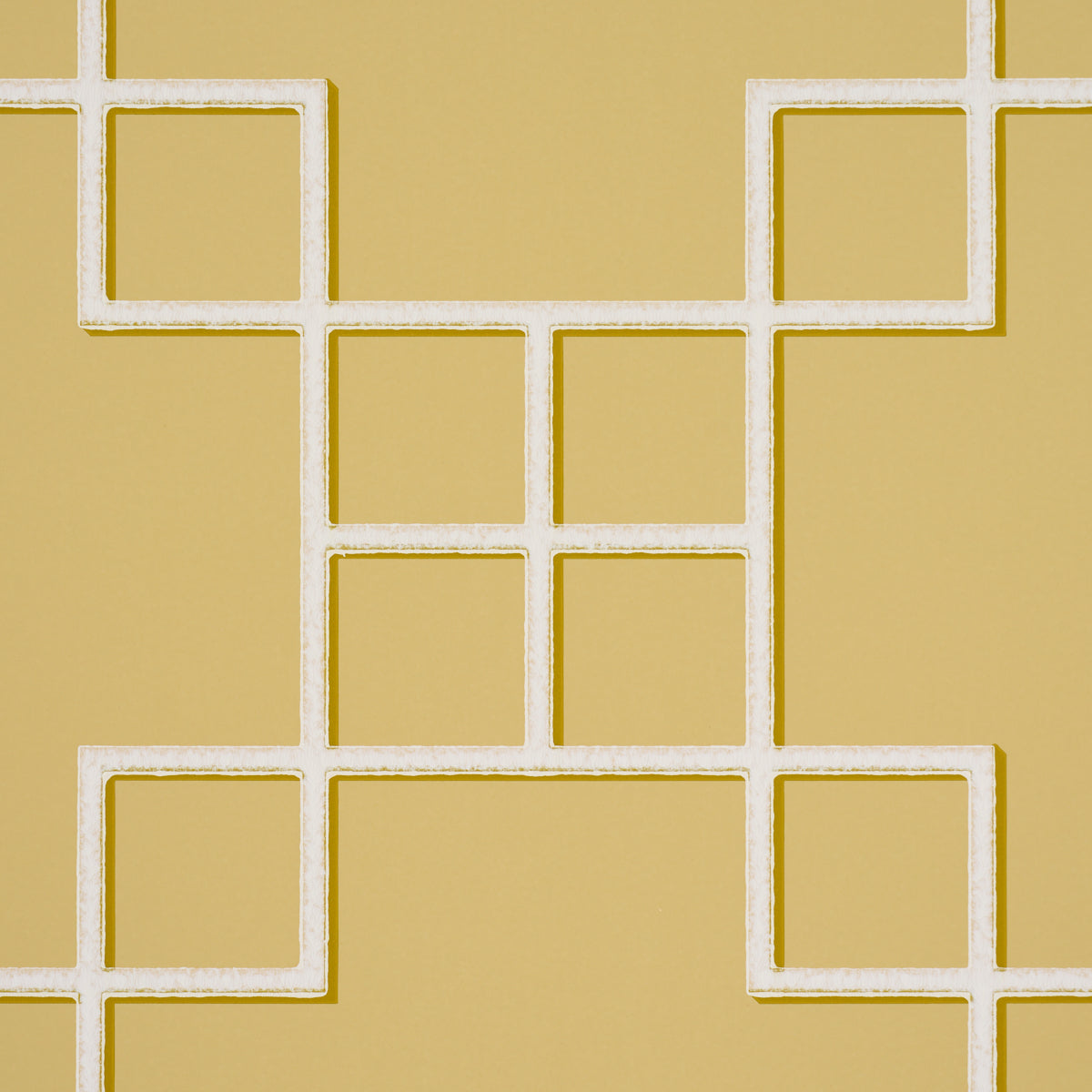 Schumacher Georgette Trellis Buttercup Wallpaper 5016500