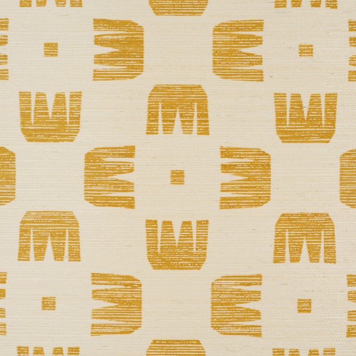 Schumacher Raze Sisal Maize Wallpaper Sample 5016630