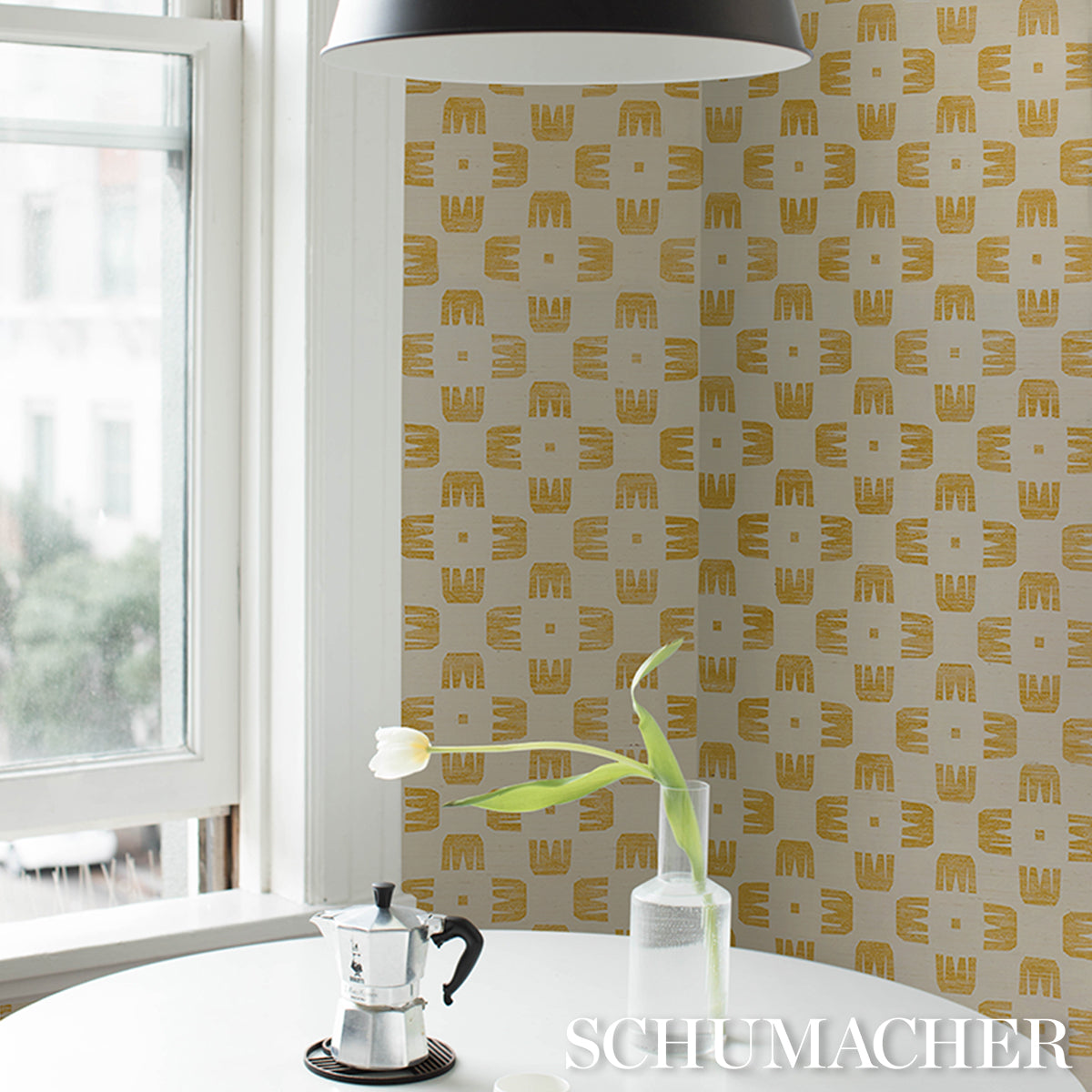 Schumacher Raze Sisal Maize Wallpaper 5016630