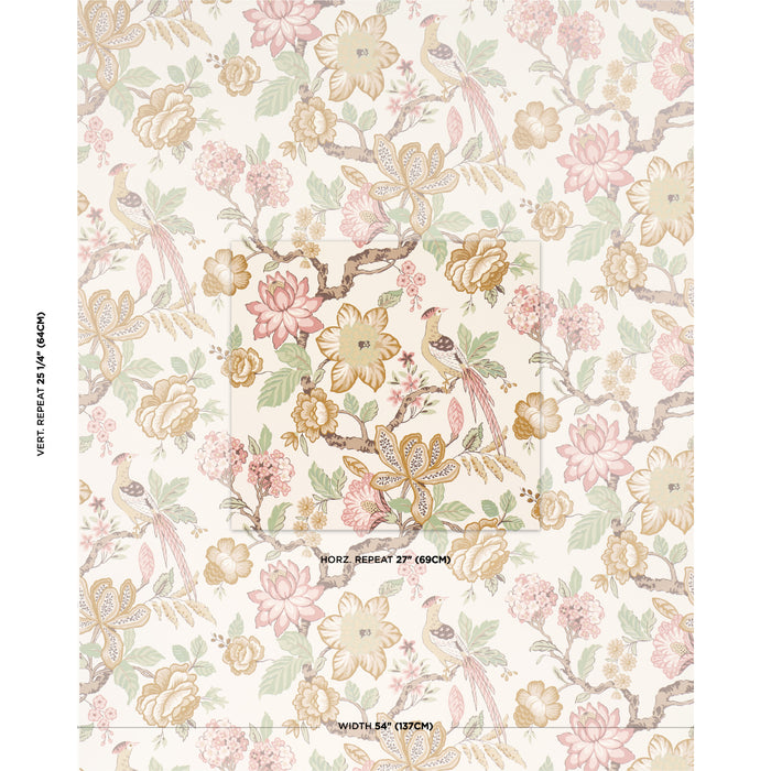 Schumacher Huntington Gardens Pã‰Tale Wallpaper 5016661