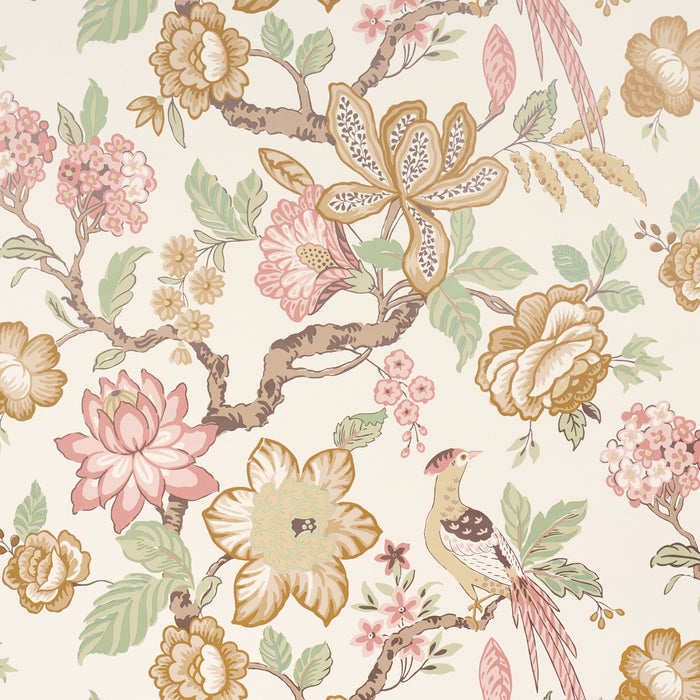 Schumacher Huntington Gardens Pã‰Tale Wallpaper Sample 5016661