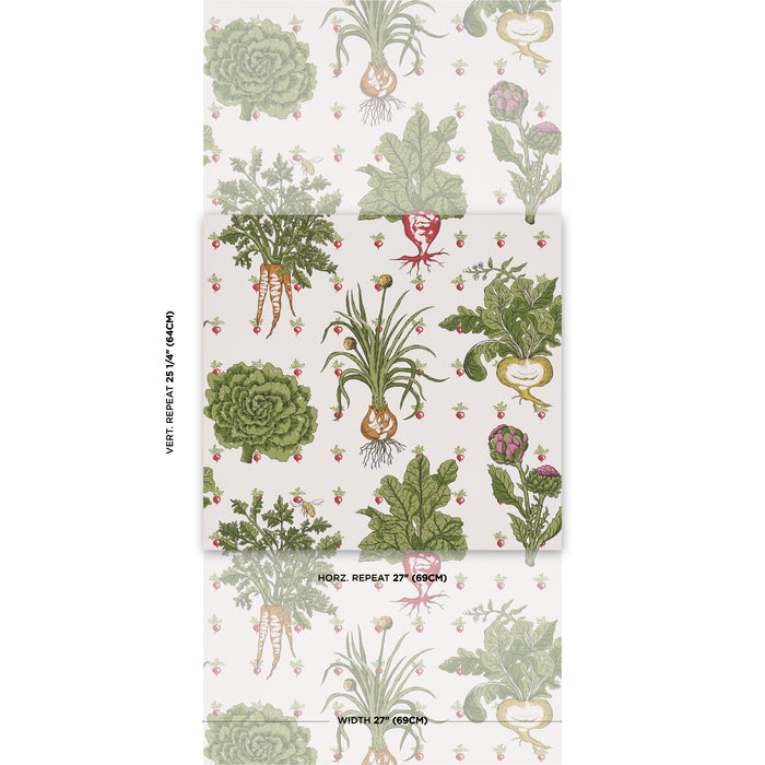 Schumacher Green Grocer Multi Wallpaper 5016780